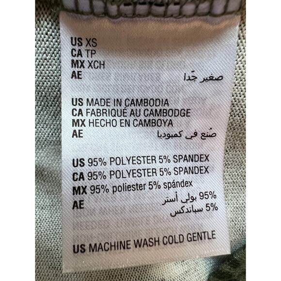 Jenni Womens Soft Knit Cozy V-Neck Sleepshirt Green Leopard Animal Print Small - Picture 9 of 10